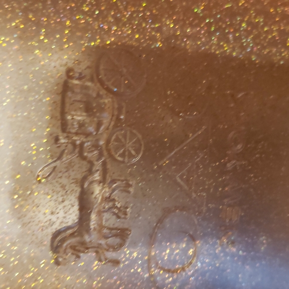 New 10 Coach Dark Gold Ulyssa Rubber Slide Sandals! - Picture 9 of 10